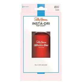 Sally Hansen Insta-driÂ® Anti-chip Top Coat, Clear, Glossy, 0.45 Fl Oz, Pack of 1