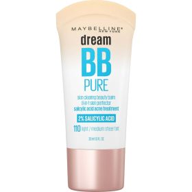 Maybelline Dream Pure 8 in 1 Skin Perfector BB Cream, Light Medium, 1 fl oz